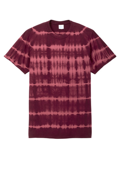 Port & Co Allover Stripe Tie-Dye Tee PC142