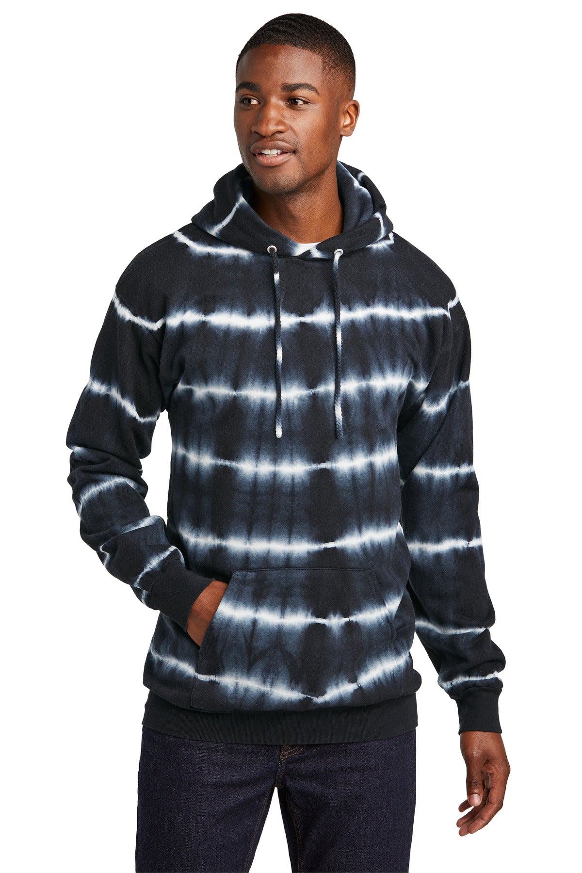 SanMar PC143_black_white_model_front.jpg