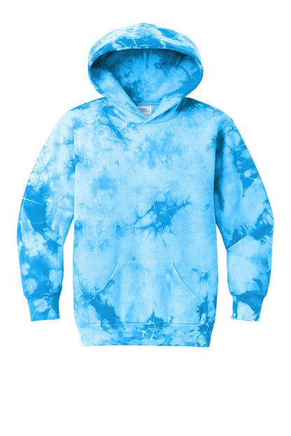 Port & Co Youth Crystal Tie-Dye Pullover Hoodie PC144Y