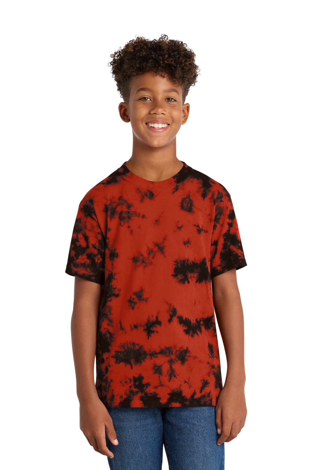 SanMar PC145Y_blackred_model_front.jpg