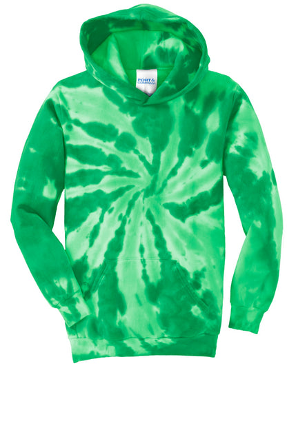 Port & Co Youth Tie-Dye Pullover Hooded Sweatshirt. PC146Y