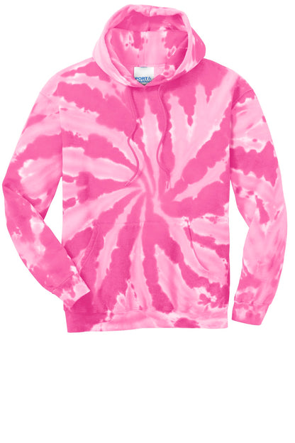 Port & Co Tie-Dye Pullover Hooded Sweatshirt. PC146