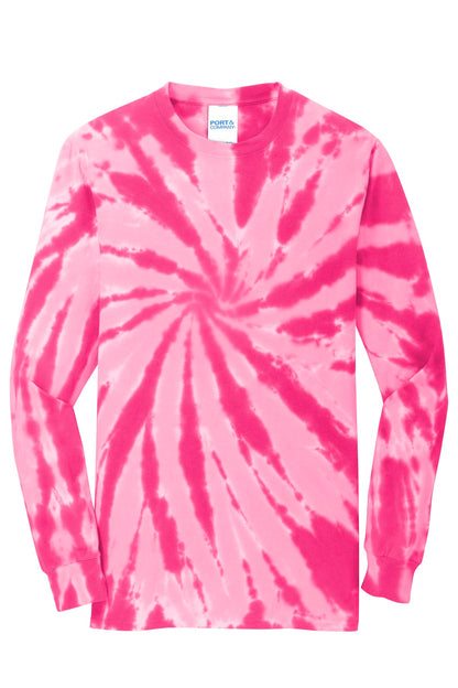 Port & Co Tie-Dye Long Sleeve Tee. PC147LS