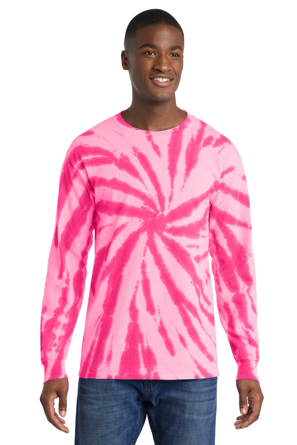 SanMar PC147LS_pink_model_front.jpg
