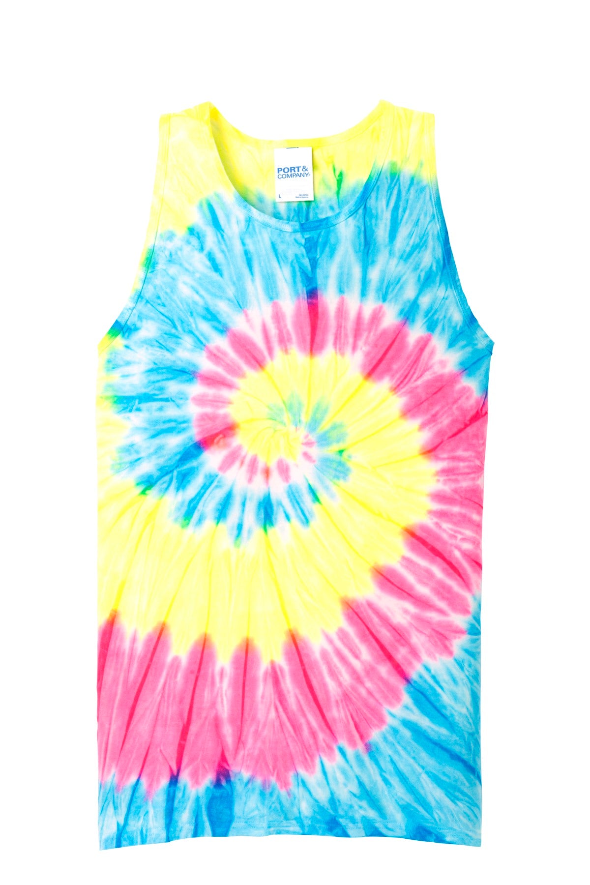 Port & Co Tie-Dye Tank Top. PC147TT