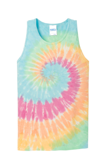 Port & Co Tie-Dye Tank Top. PC147TT