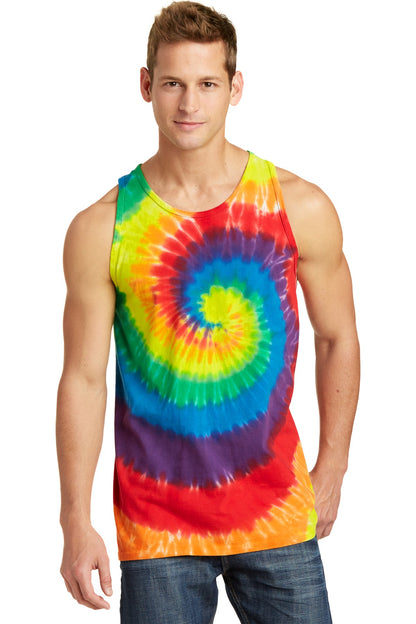 Port & Co Tie-Dye Tank Top. PC147TT
