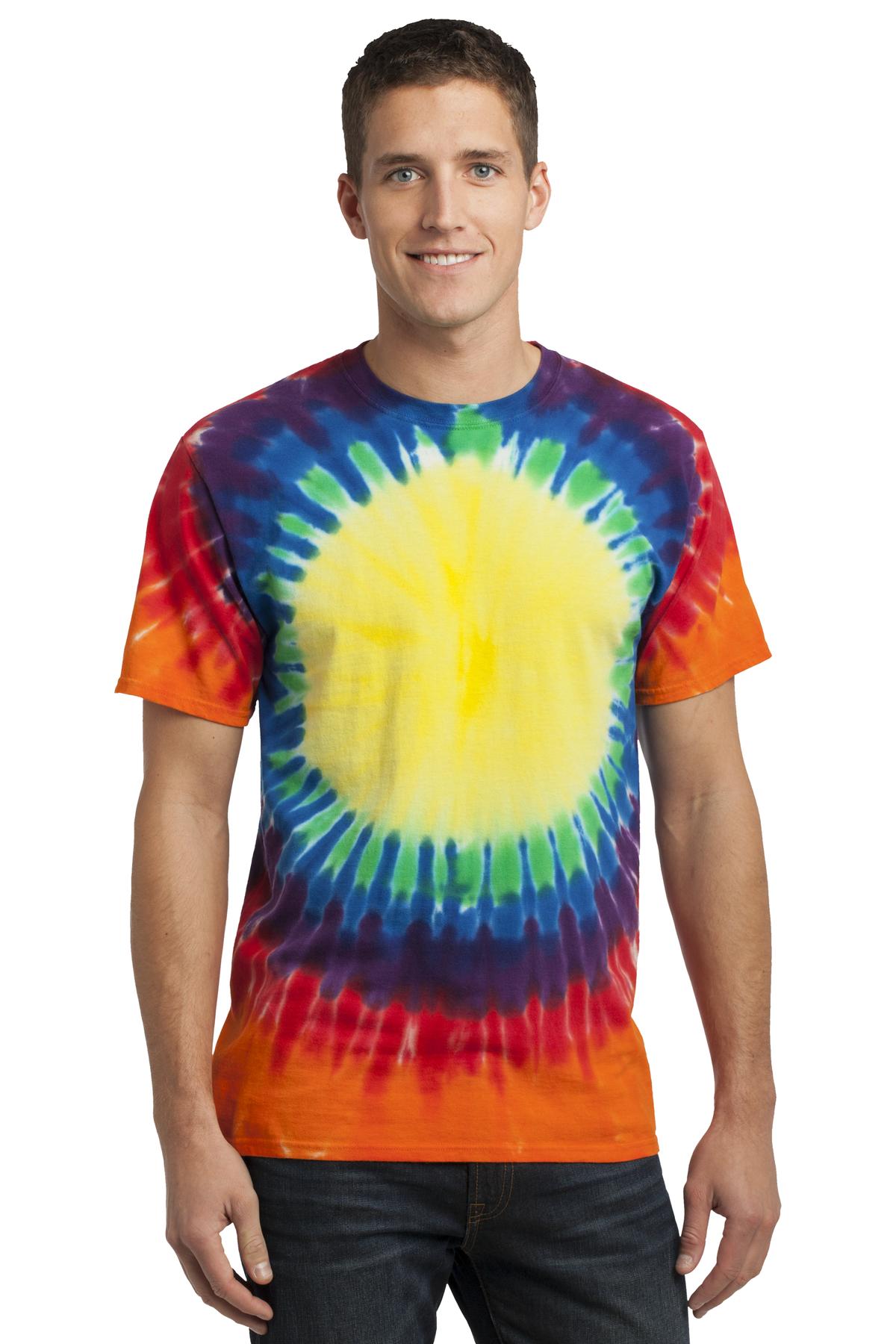 Port & Co Window Tie-Dye Tee. PC149