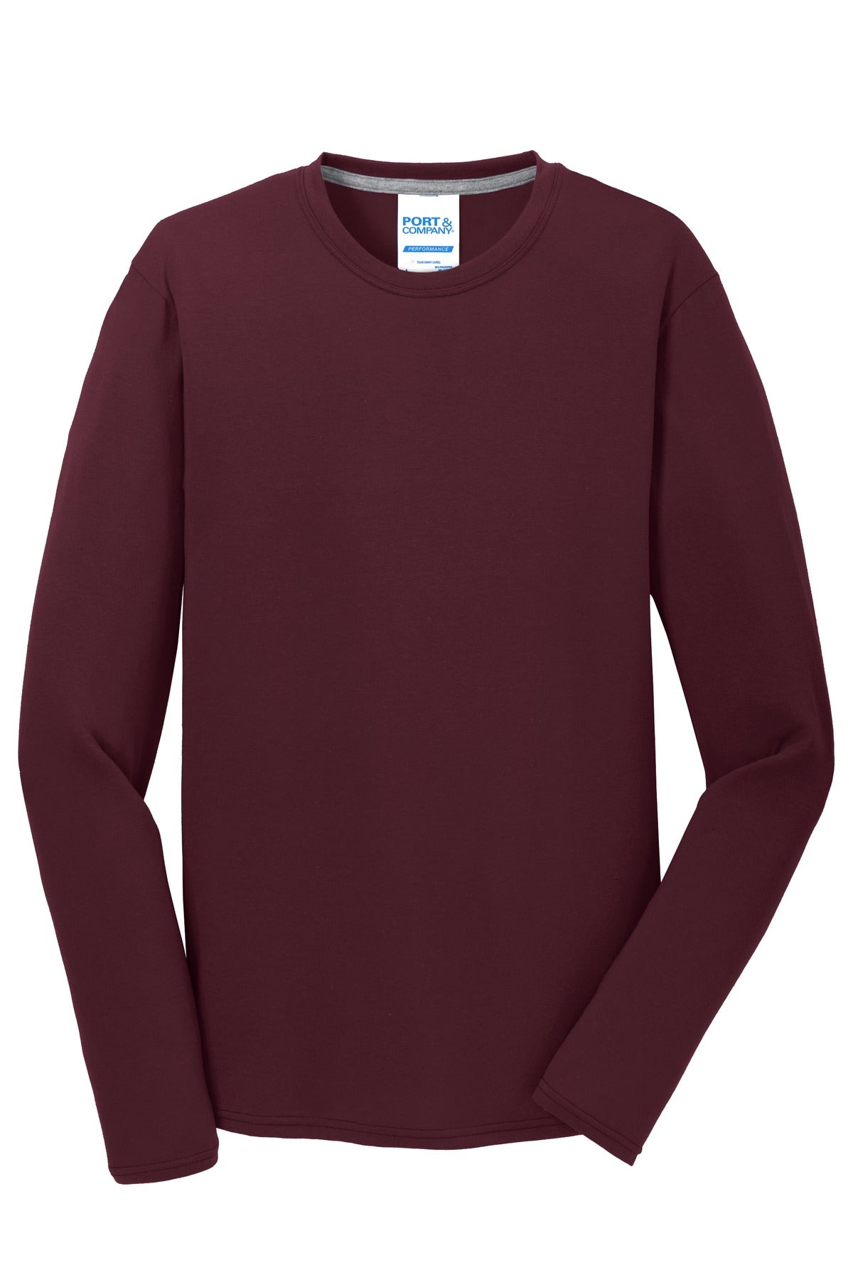 Port & Company Long Sleeve Performance Blend Tee. PC381LS