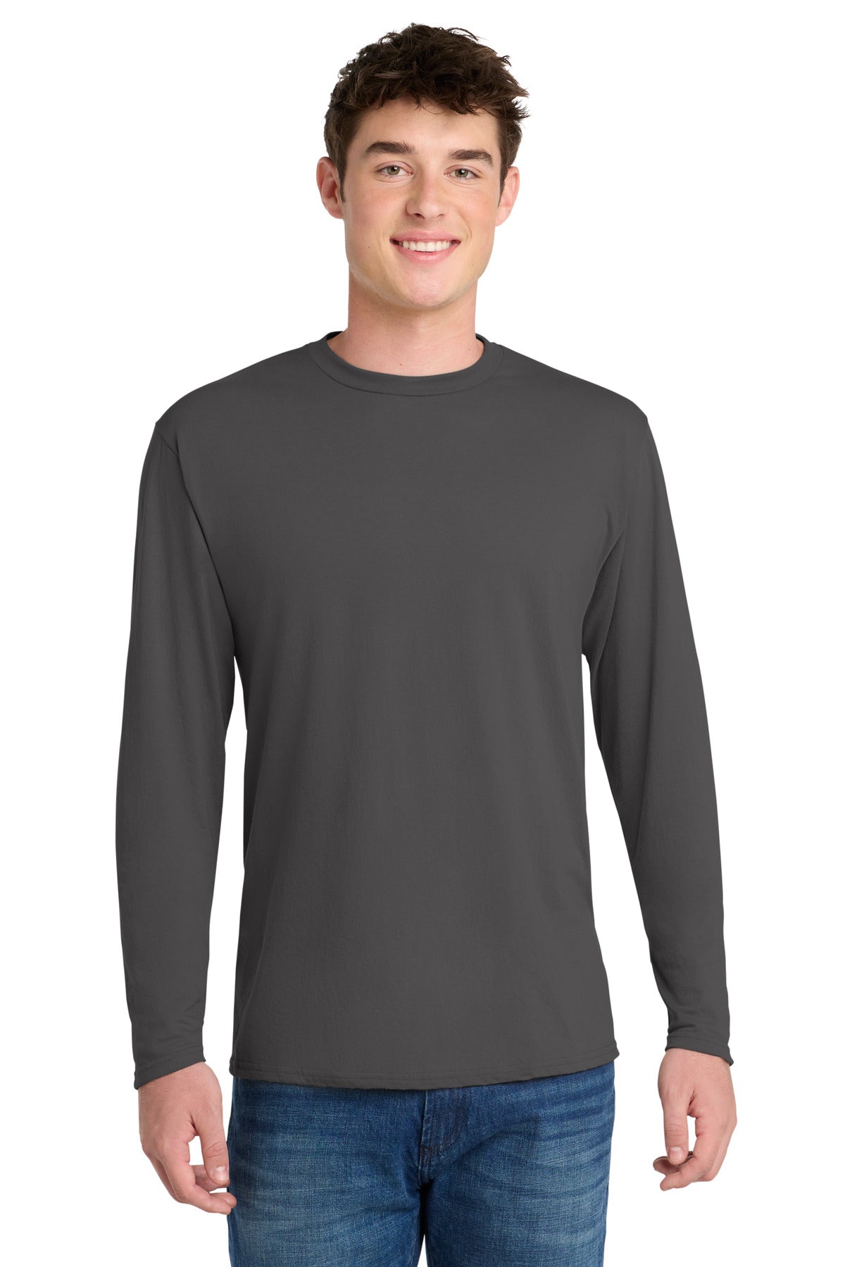 SanMar PC381LS_charcoal_model_front.jpg