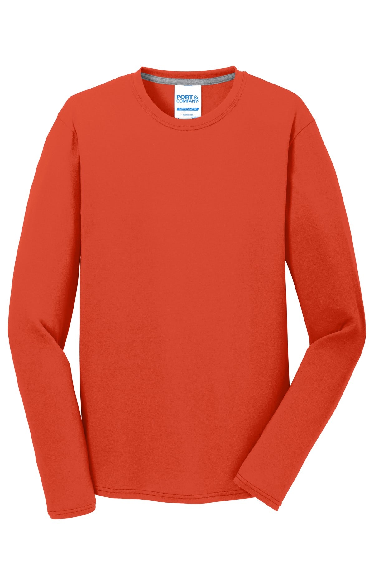 Port & Company Long Sleeve Performance Blend Tee. PC381LS