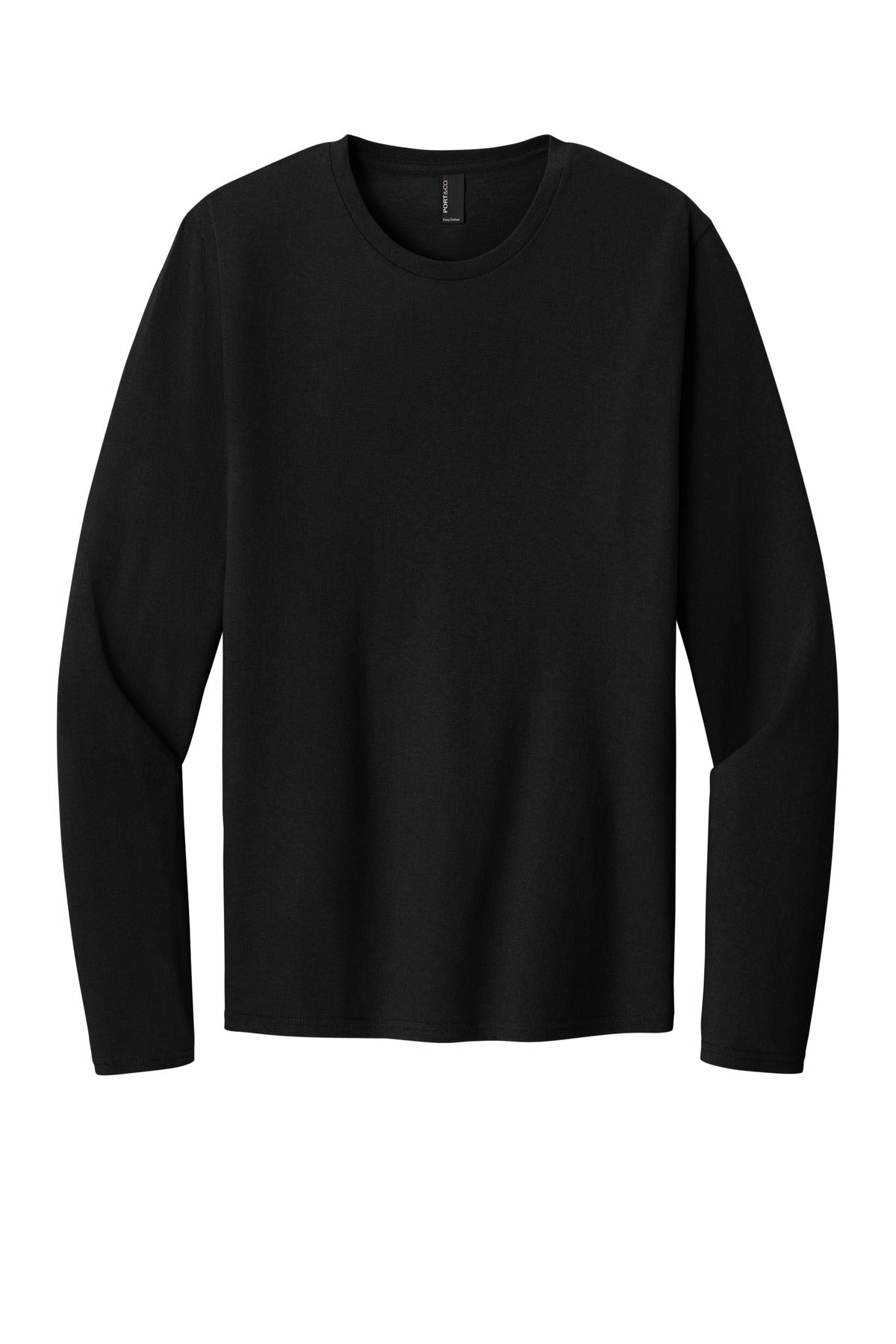 SanMar PC43LS_jetblack_flat_front.jpg