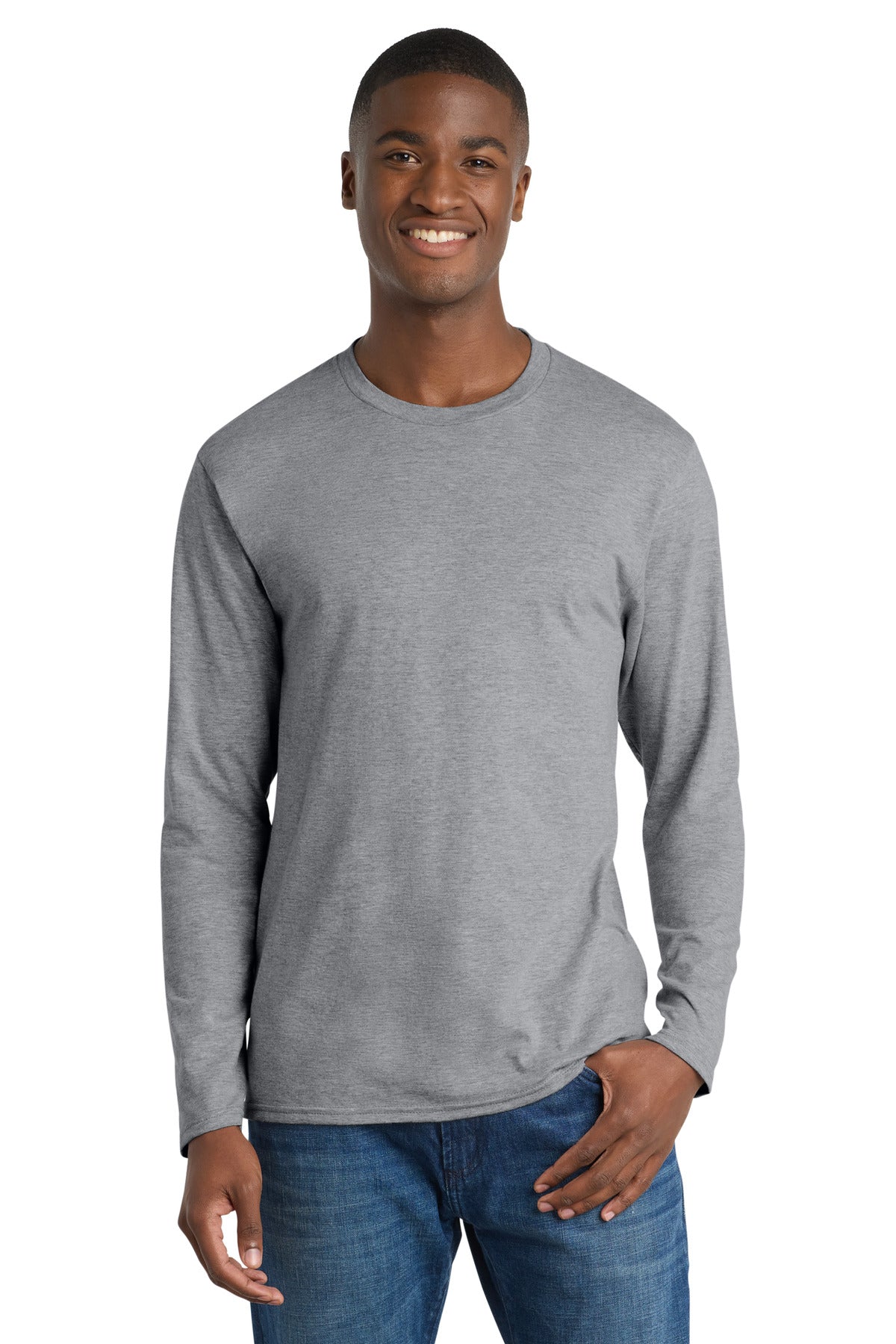 SanMar PC450LS_athleticheather_model_front.jpg