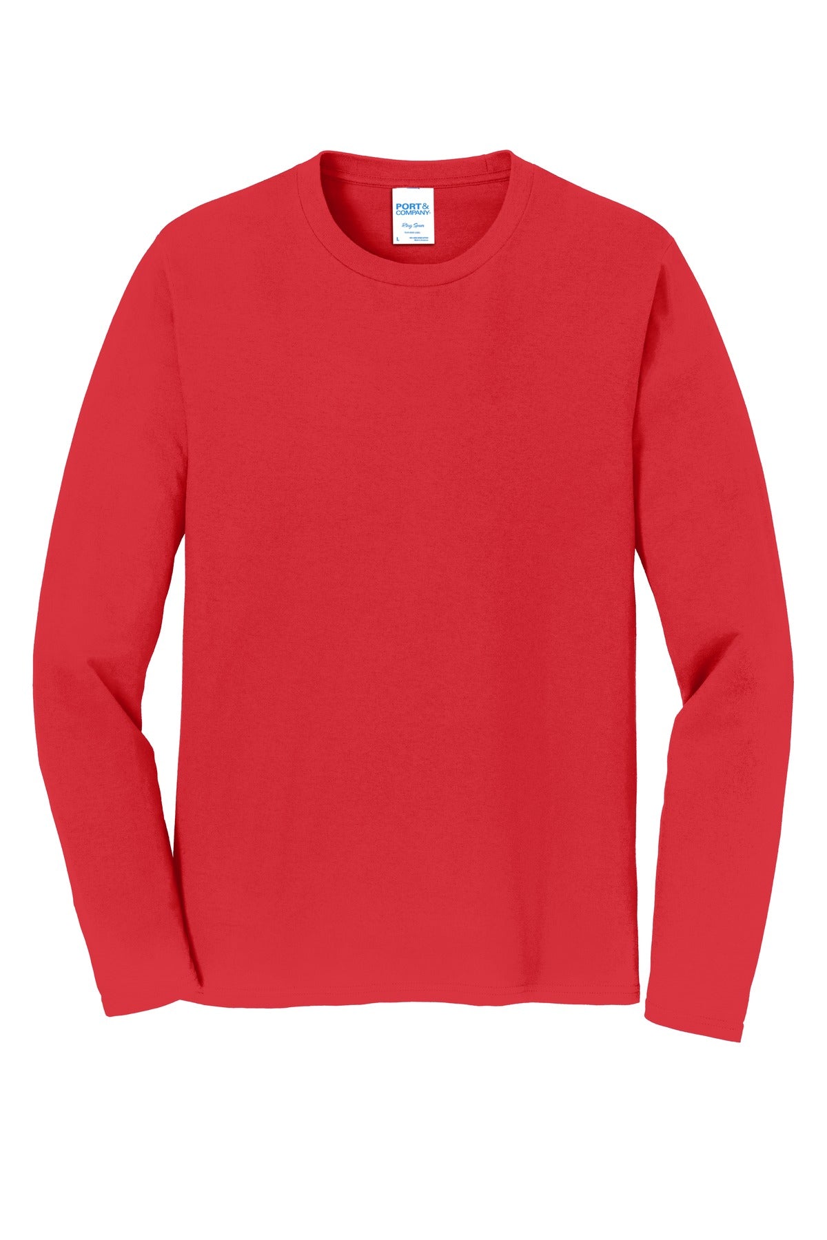 Port & Co Long Sleeve Fan Favorite Tee. PC450LS