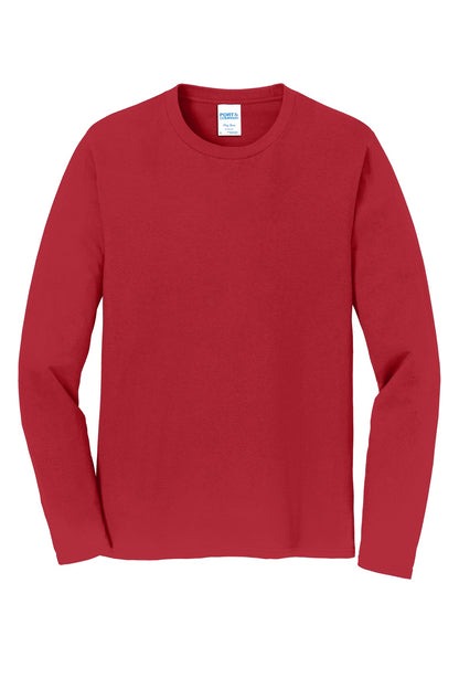 Port & Co Long Sleeve Fan Favorite Tee. PC450LS