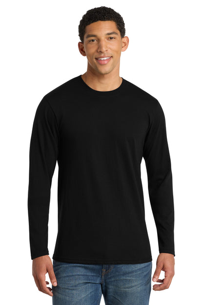 SanMar PC455LS_jetblack_model_front.jpg