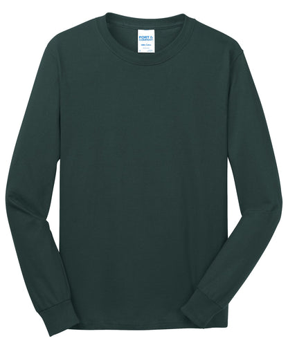 Port & Co Long Sleeve Core Cotton Tee. PC54LS