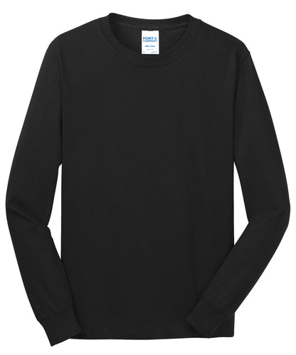 Port & Co Long Sleeve Core Cotton Tee. PC54LS