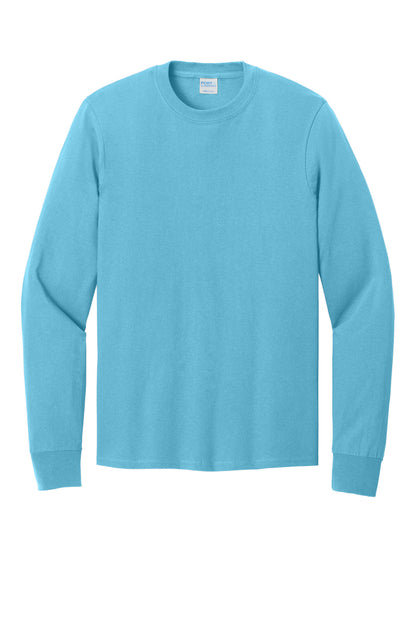 Port & Co Long Sleeve Core Cotton Tee. PC54LS