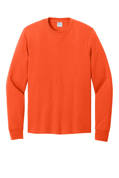 Port & Co Long Sleeve Core Cotton Tee. PC54LS