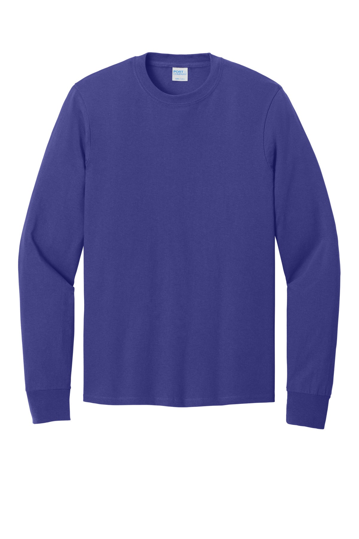 Port & Co Long Sleeve Core Cotton Tee. PC54LS