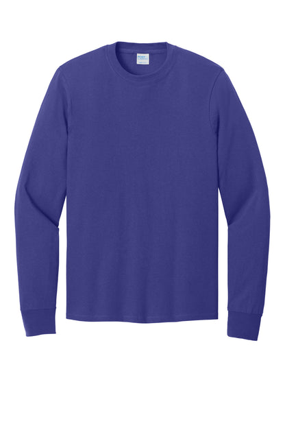 Port & Co Long Sleeve Core Cotton Tee. PC54LS