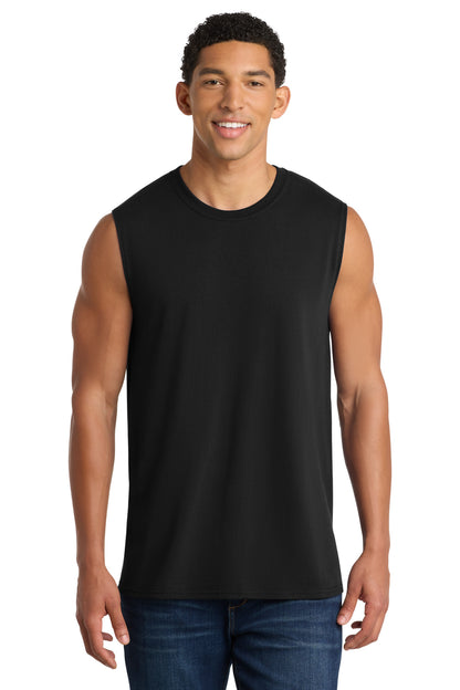 SanMar PC54SL_jetblack_model_front.jpg