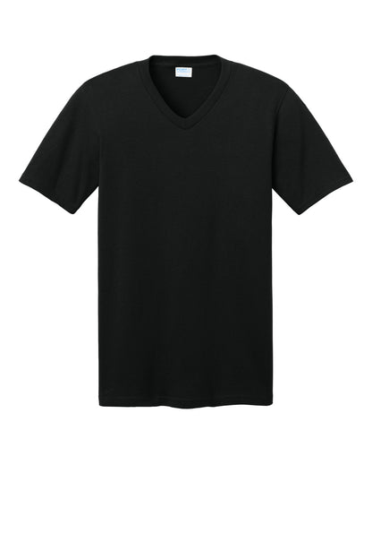 Port & Co Core Cotton V-Neck Tee. PC54V