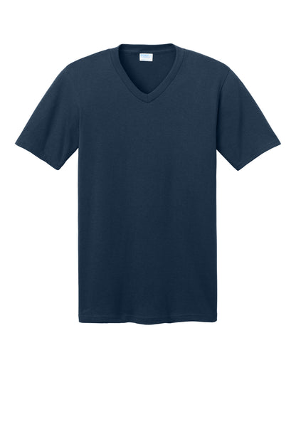 Port & Co Core Cotton V-Neck Tee. PC54V