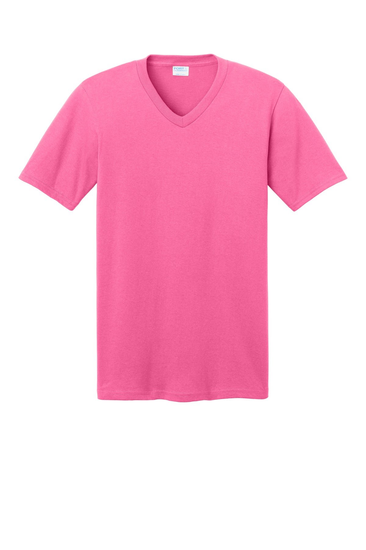 Port & Co Core Cotton V-Neck Tee. PC54V