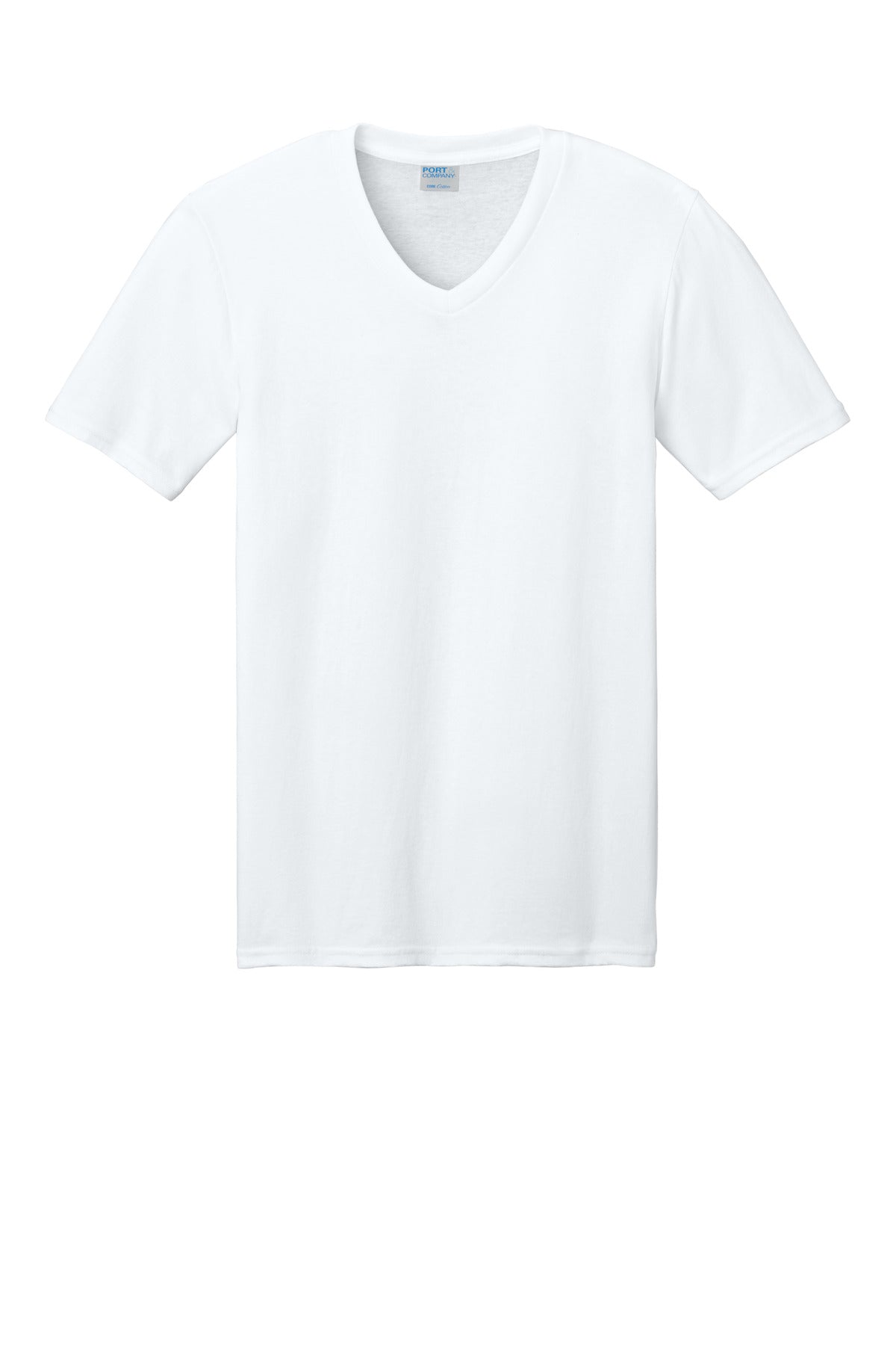 Port & Co Core Cotton V-Neck Tee. PC54V
