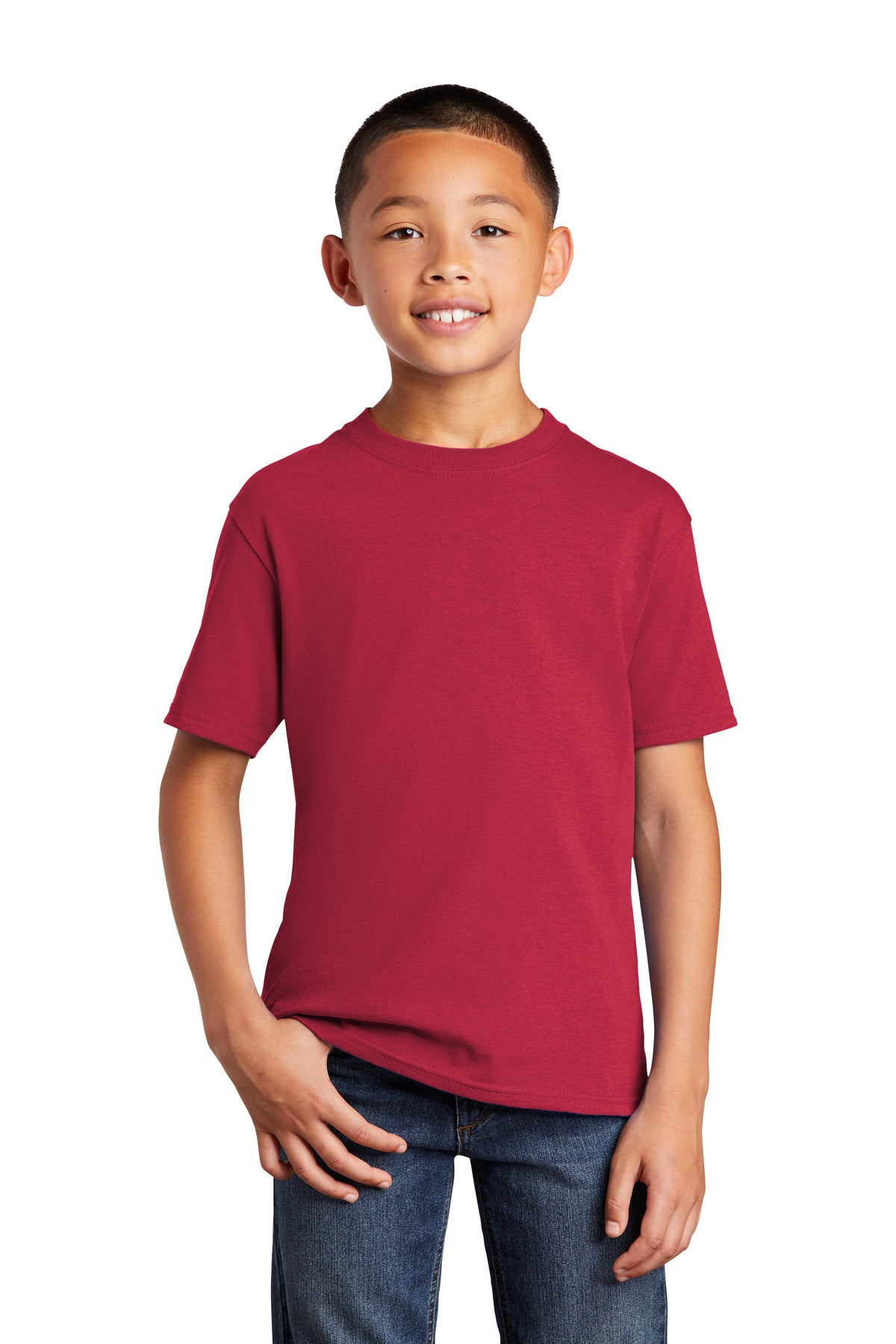 Port & Co Youth Core Cotton DTG Tee PC54YDTG