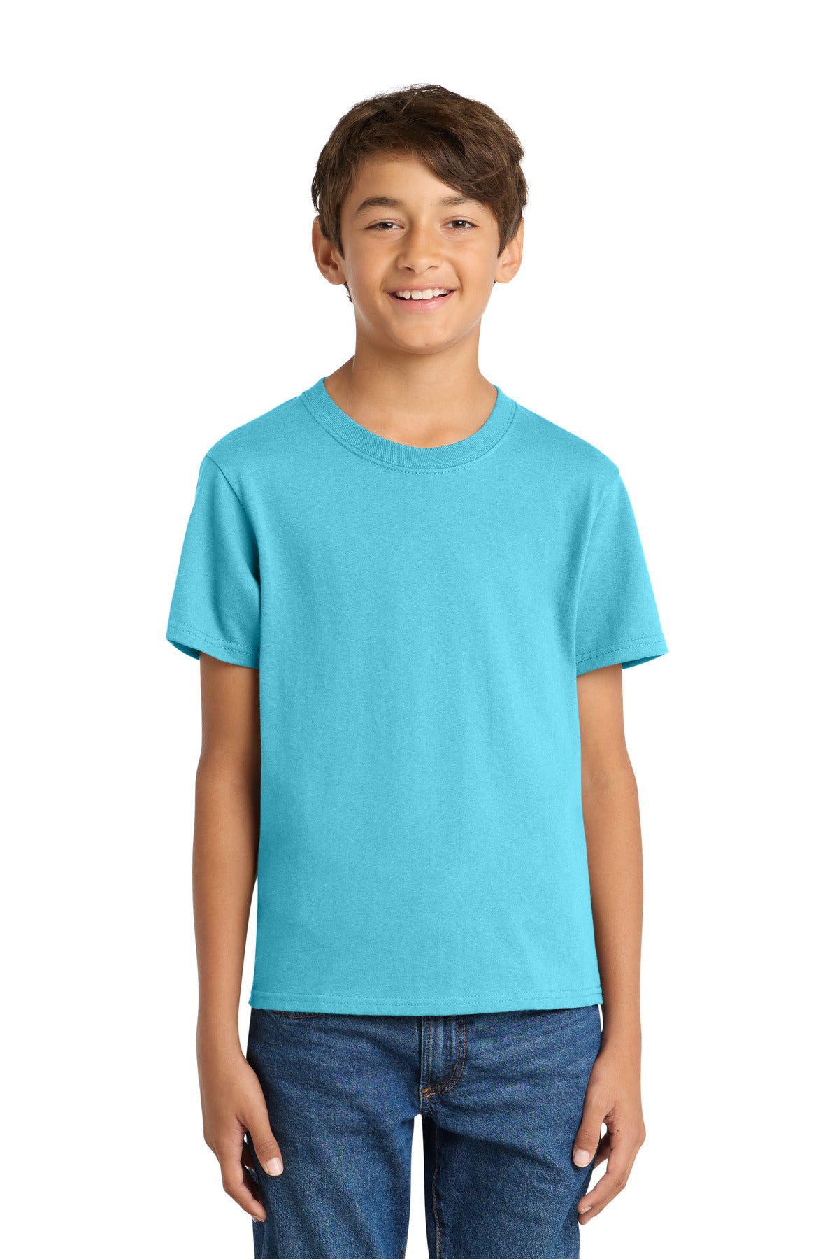 SanMar PC54Y_aquaticblue_model_front.jpg