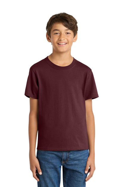 SanMar PC54Y_athleticmaroon_model_front.jpg