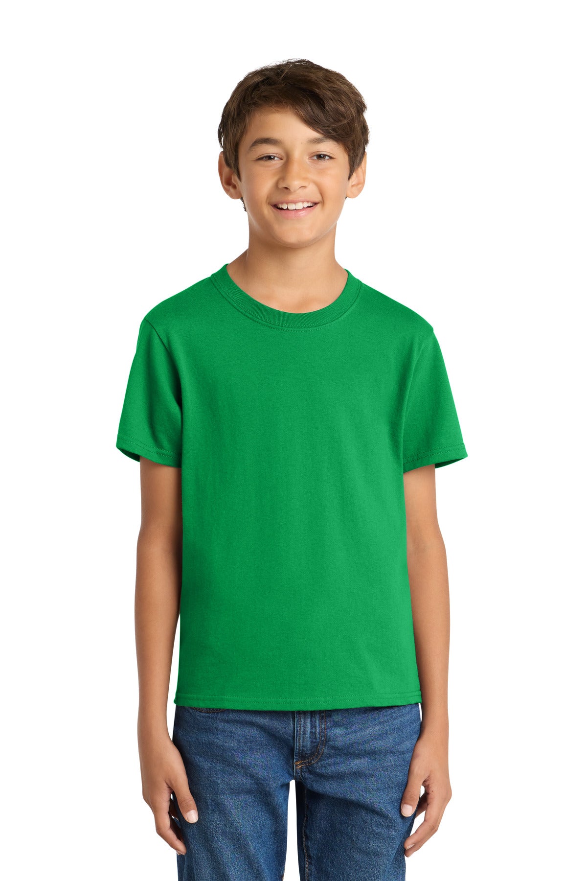 SanMar PC54Y_clovergreen_model_front.jpg