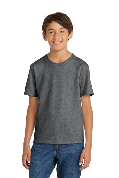 SanMar PC54Y_graphiteheather_model_front.jpg