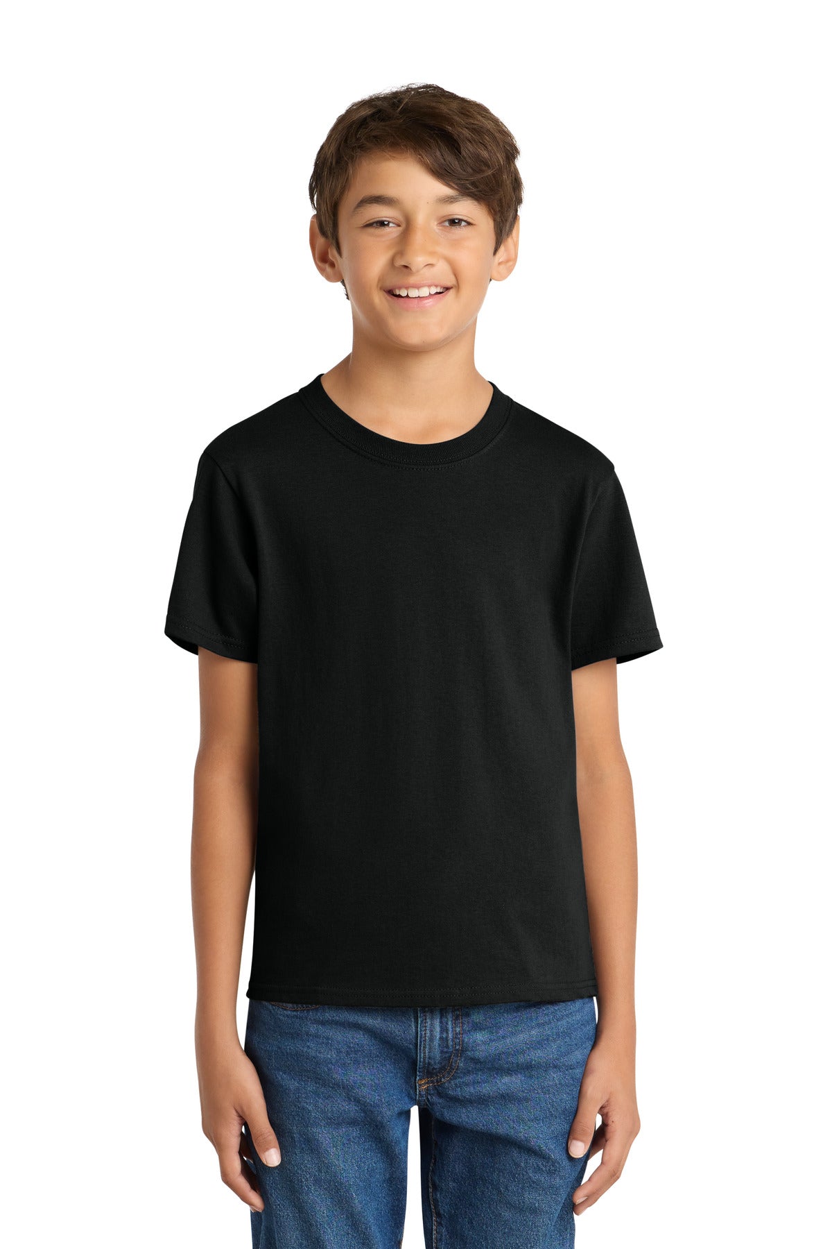 SanMar PC54Y_jetblack_model_front.jpg