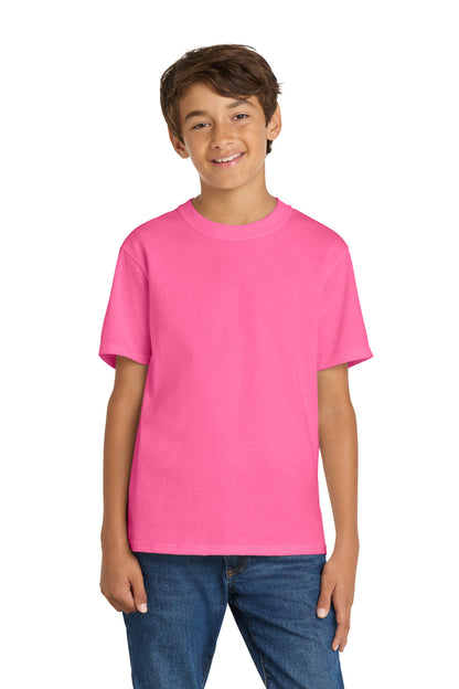 SanMar PC54Y_neonpink_model_front.jpg