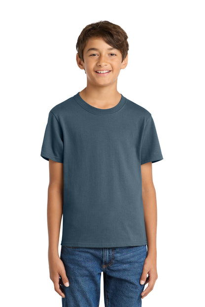 SanMar PC54Y_steelblue_model_front.jpg