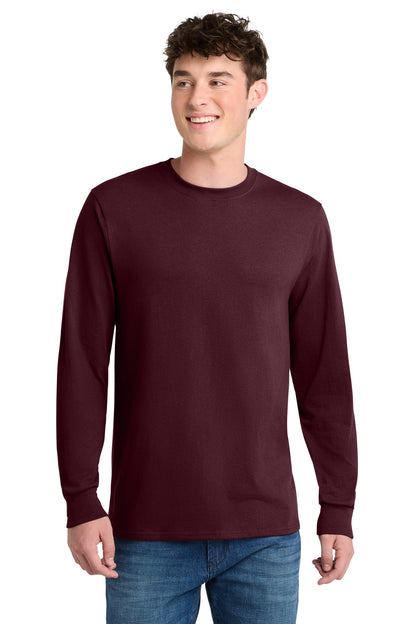 SanMar PC55LST_athleticmaroon_model_front.jpg