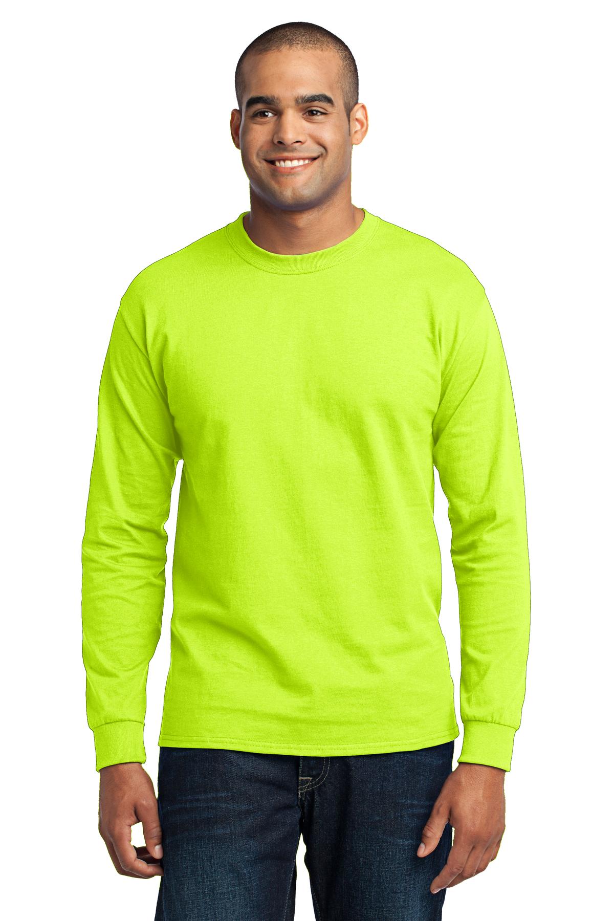 Port & Co Long Sleeve Core Blend Tee. PC55LS