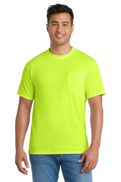 SanMar PC55PT_safetygreen_model_front.jpg