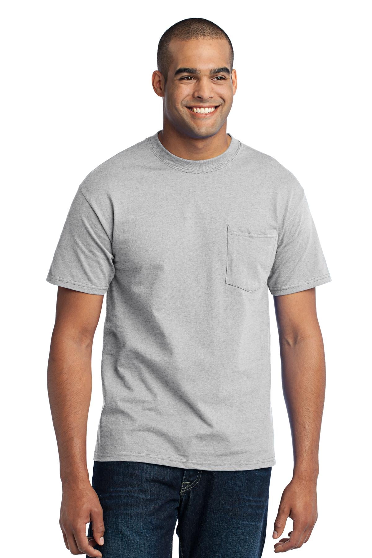 Port & Company Tall Core Blend Pocket Tee. PC55PT