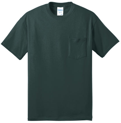 Port & Company Tall Core Blend Pocket Tee. PC55PT
