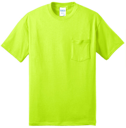 Port & Co Tall Core Blend Pocket Tee. PC55PT