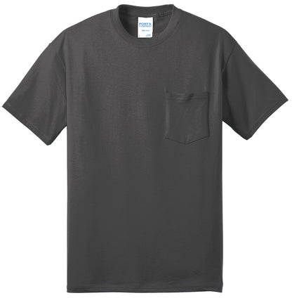 Port & Company Tall Core Blend Pocket Tee. PC55PT