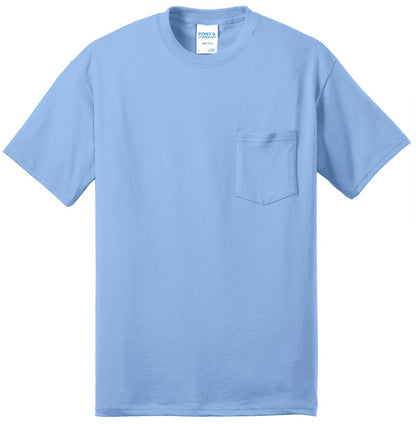 Port & Company Tall Core Blend Pocket Tee. PC55PT