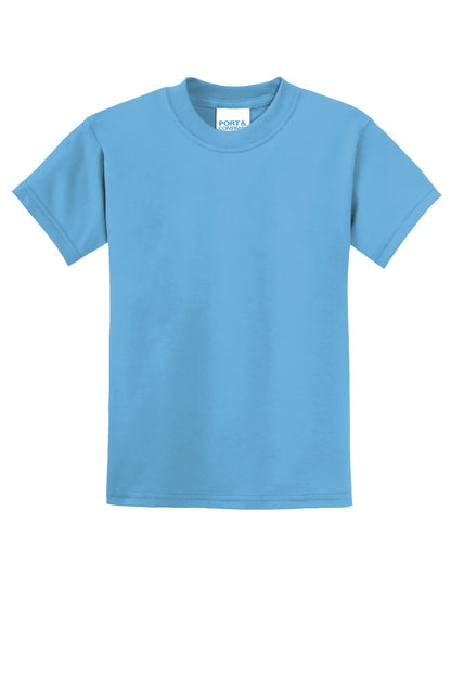 Port & Co Youth Core Blend Tee. PC55Y