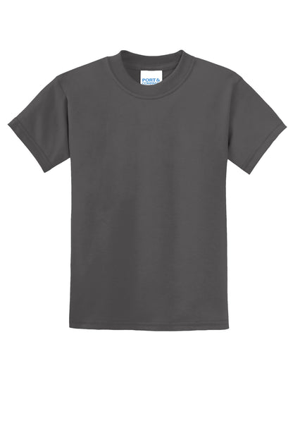 Port & Co Youth Core Blend Tee. PC55Y