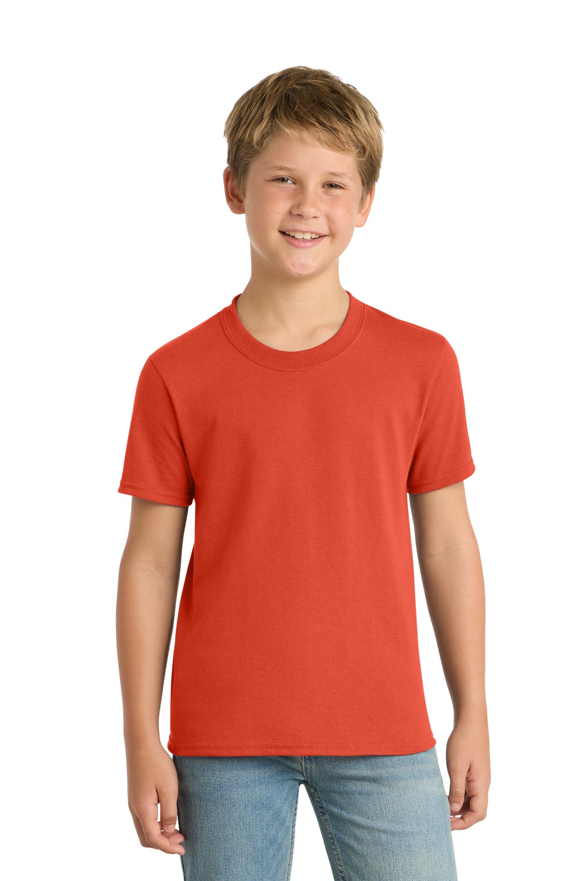 SanMar PC55Y_orange_model_front.jpg